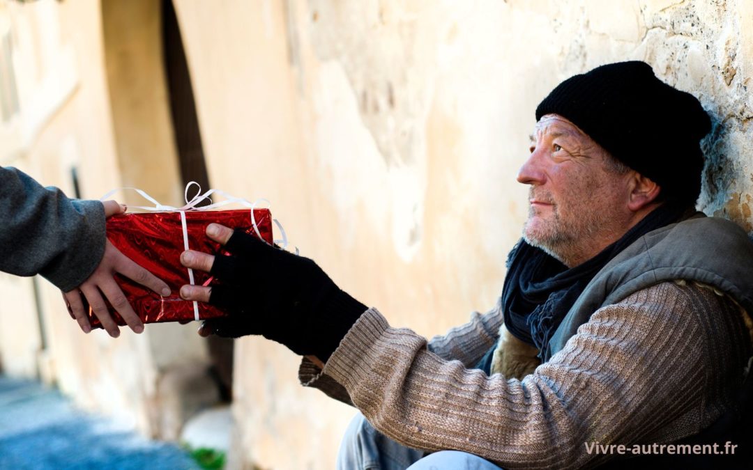 Comment aider les plus démunis à Noël. Un peu de partage